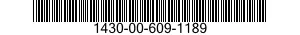 1430-00-609-1189  1430006091189 006091189