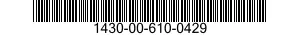 1430-00-610-0429  1430006100429 006100429
