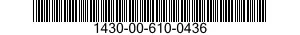 1430-00-610-0436  1430006100436 006100436
