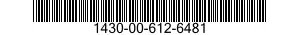 1430-00-612-6481  1430006126481 006126481