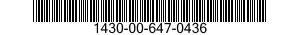 1430-00-647-0436  1430006470436 006470436