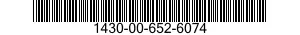 1430-00-652-6074  1430006526074 006526074