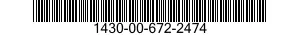 1430-00-672-2474  1430006722474 006722474