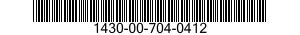 1430-00-704-0412  1430007040412 007040412