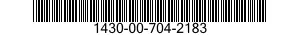 1430-00-704-2183  1430007042183 007042183