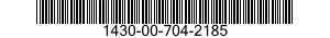 1430-00-704-2185  1430007042185 007042185