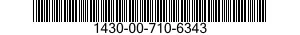 1430-00-710-6343  1430007106343 007106343