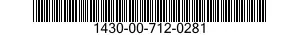 1430-00-712-0281  1430007120281 007120281