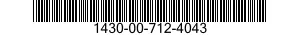 1430-00-712-4043  1430007124043 007124043
