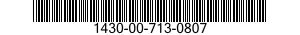 1430-00-713-0807  1430007130807 007130807