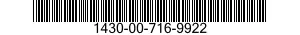 1430-00-716-9922  1430007169922 007169922