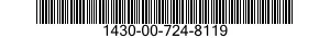 1430-00-724-8119  1430007248119 007248119