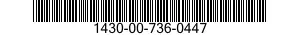 1430-00-736-0447  1430007360447 007360447