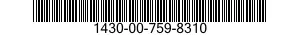 1430-00-759-8310  1430007598310 007598310