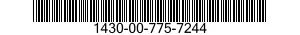 1430-00-775-7244  1430007757244 007757244