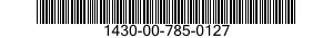 1430-00-785-0127  1430007850127 007850127