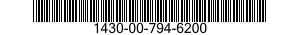 1430-00-794-6200  1430007946200 007946200