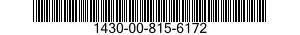 1430-00-815-6172  1430008156172 008156172