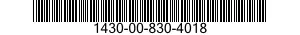 1430-00-830-4018  1430008304018 008304018