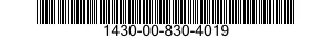 1430-00-830-4019  1430008304019 008304019