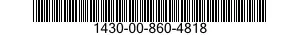 1430-00-860-4818  1430008604818 008604818