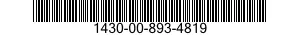 1430-00-893-4819  1430008934819 008934819