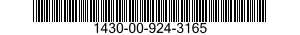 1430-00-924-3165  1430009243165 009243165