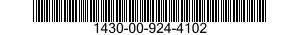 1430-00-924-4102  1430009244102 009244102