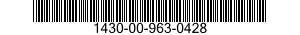 1430-00-963-0428  1430009630428 009630428