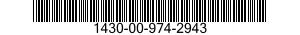 1430-00-974-2943  1430009742943 009742943