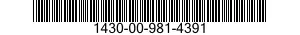 1430-00-981-4391  1430009814391 009814391