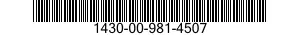 1430-00-981-4507  1430009814507 009814507