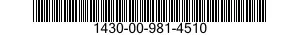 1430-00-981-4510  1430009814510 009814510