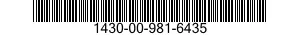 1430-00-981-6435  1430009816435 009816435