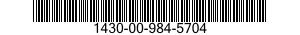 1430-00-984-5704  1430009845704 009845704