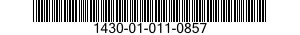 1430-01-011-0857 COLD PLATE,ELECTRONIC CONTROL 1430010110857 010110857