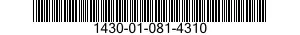 1430-01-081-4310  1430010814310 010814310