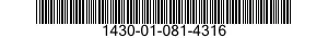 1430-01-081-4316  1430010814316 010814316