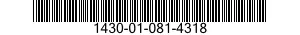 1430-01-081-4318  1430010814318 010814318