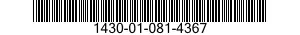 1430-01-081-4367  1430010814367 010814367