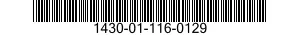 1430-01-116-0129  1430011160129 011160129