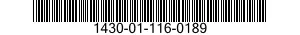 1430-01-116-0189  1430011160189 011160189