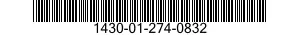 1430-01-274-0832  1430012740832 012740832