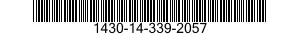1430-14-339-2057 CABLE ASSEMBLY,SPECIAL PURPOSE,ELECTRICAL 1430143392057 143392057