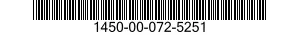 1450-00-072-5251 WIRE ROPE ASSEMBLY,SINGLE LEG 1450000725251 000725251