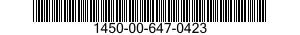 1450-00-647-0423  1450006470423 006470423