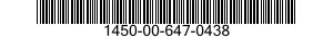 1450-00-647-0438  1450006470438 006470438
