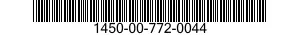 1450-00-772-0044  1450007720044 007720044