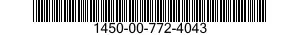 1450-00-772-4043  1450007724043 007724043