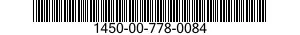 1450-00-778-0084  1450007780084 007780084